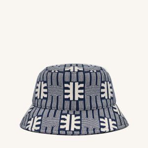 FEI Jacquard Knit Bucket Hat - Navy - view 1