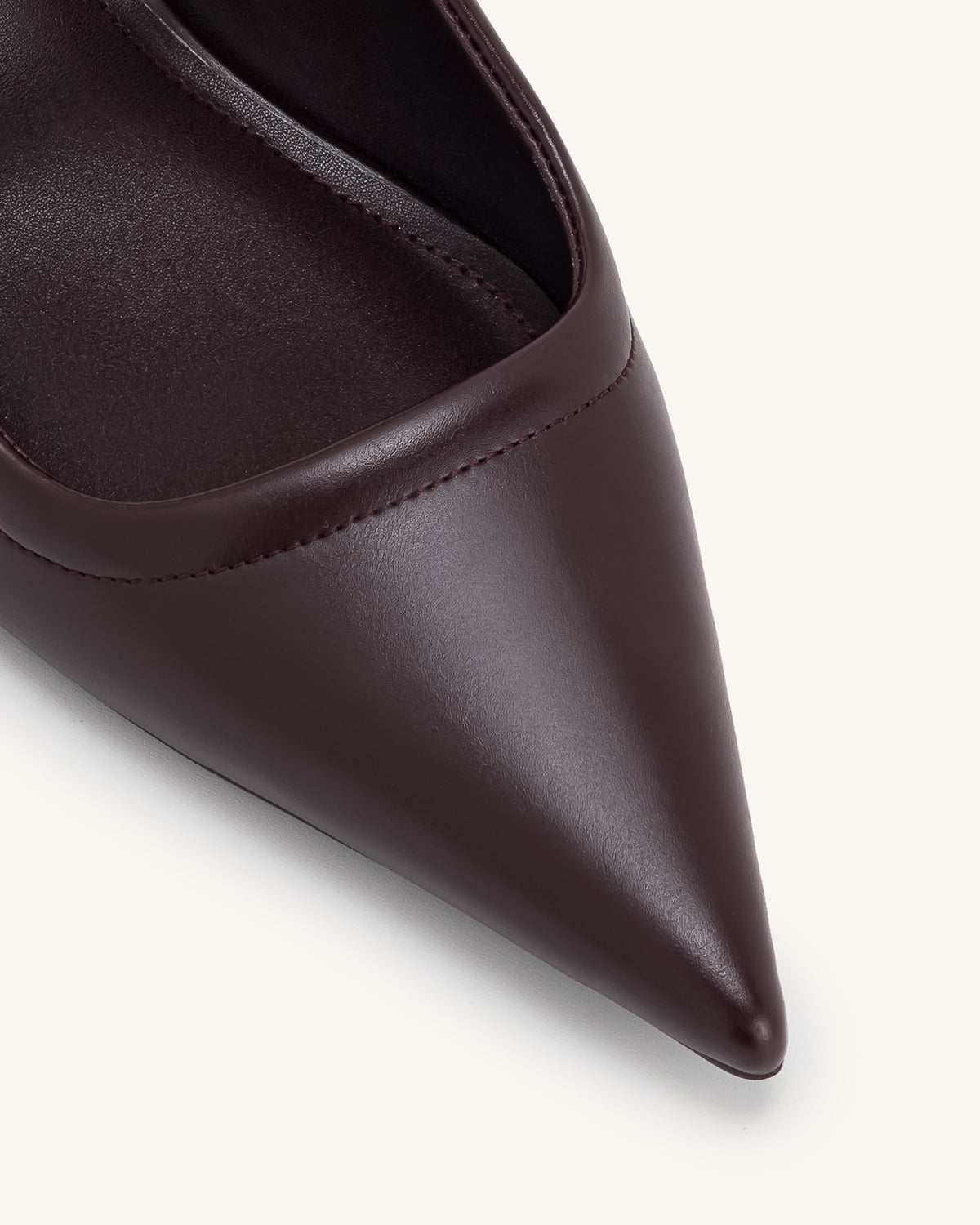 Helena Pierced Mules- Claret Red - view 5