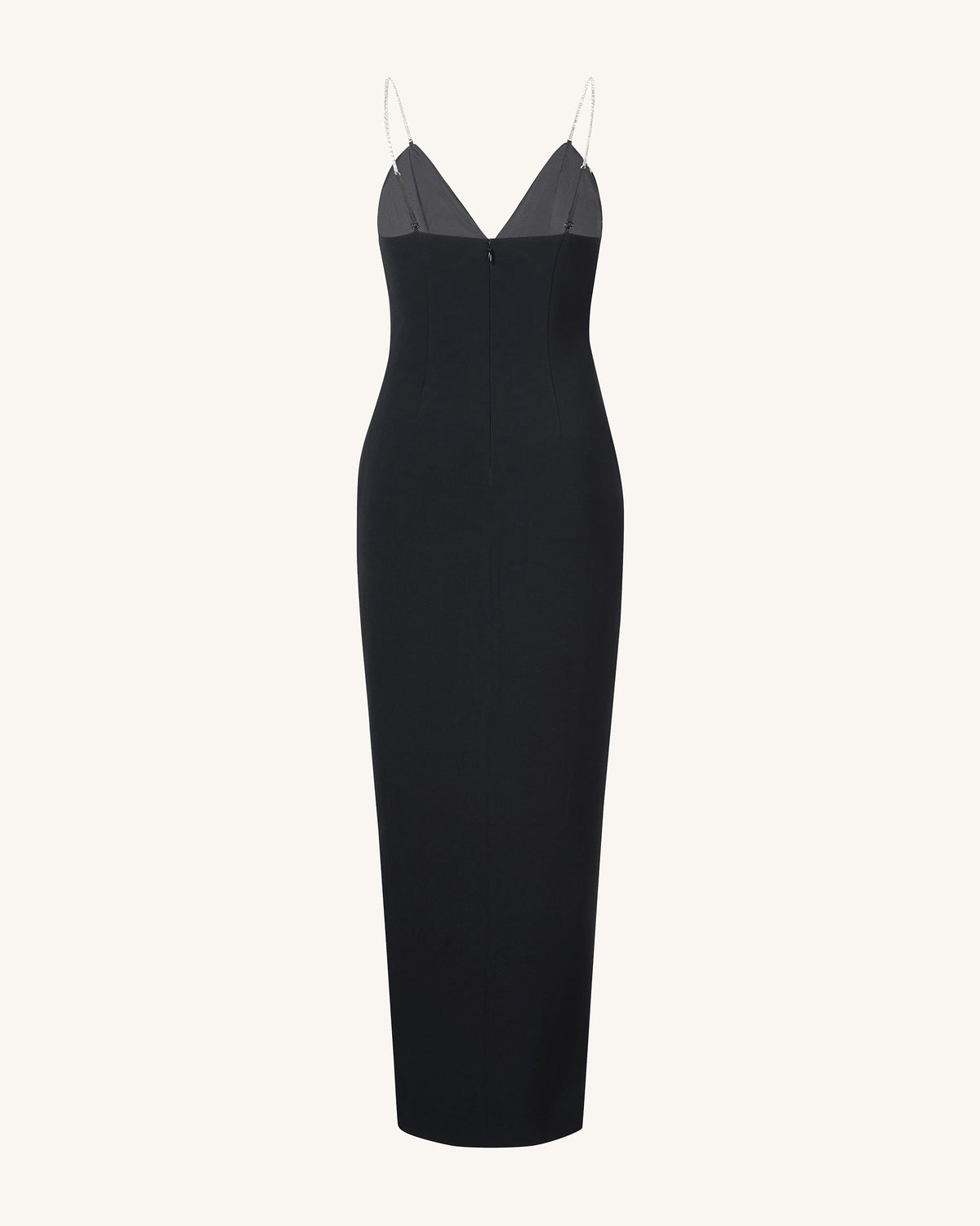 Ayliua Sweetheart-Neckline Rhinestones Embellished Black Long Dress - Black - view 5