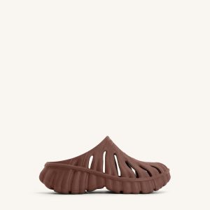 Tara Leaf Platform Clog - Brown - view 1