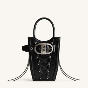 FEI Crushed Straps Phone Bag - Black - view 1