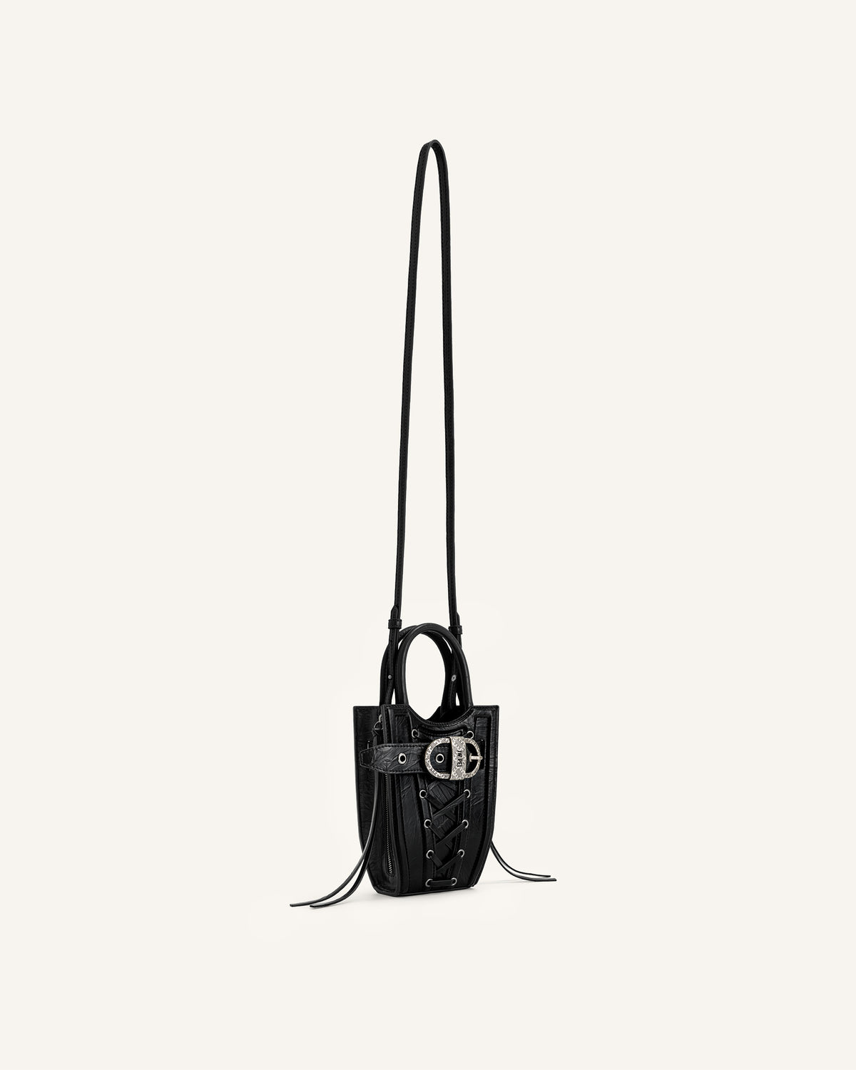 FEI Crushed Straps Phone Bag - Black - view 3