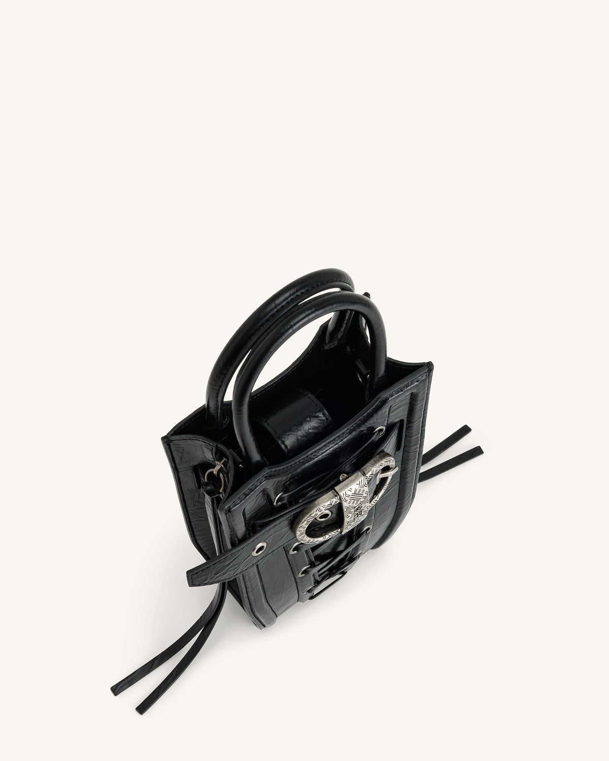 FEI Crushed Straps Phone Bag - Black - view 5