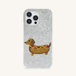 Dachshund Hot Dog Phone Case - White - view 1
