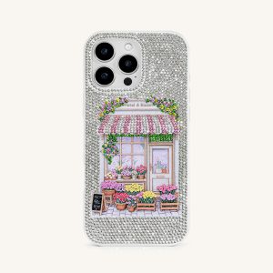 Ellie Floral Shoppe Phone Case - Multicolor White - view 1