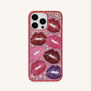 Kiss of Glamour Phone Case - Multicolor Red - view 1