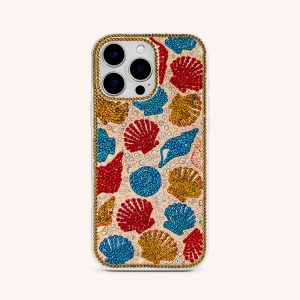 Seashell Pattern Phone Case - Multicolor Gold - view 1