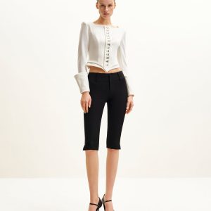 Lydia Corset-Inspired Blazer - White - view 1