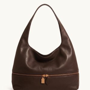 Cleo Hobo Shoulder Bag - Brown - view 1