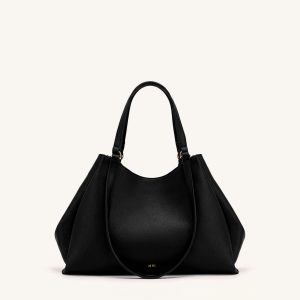 Virelia Double Handle Tote Bag - Black