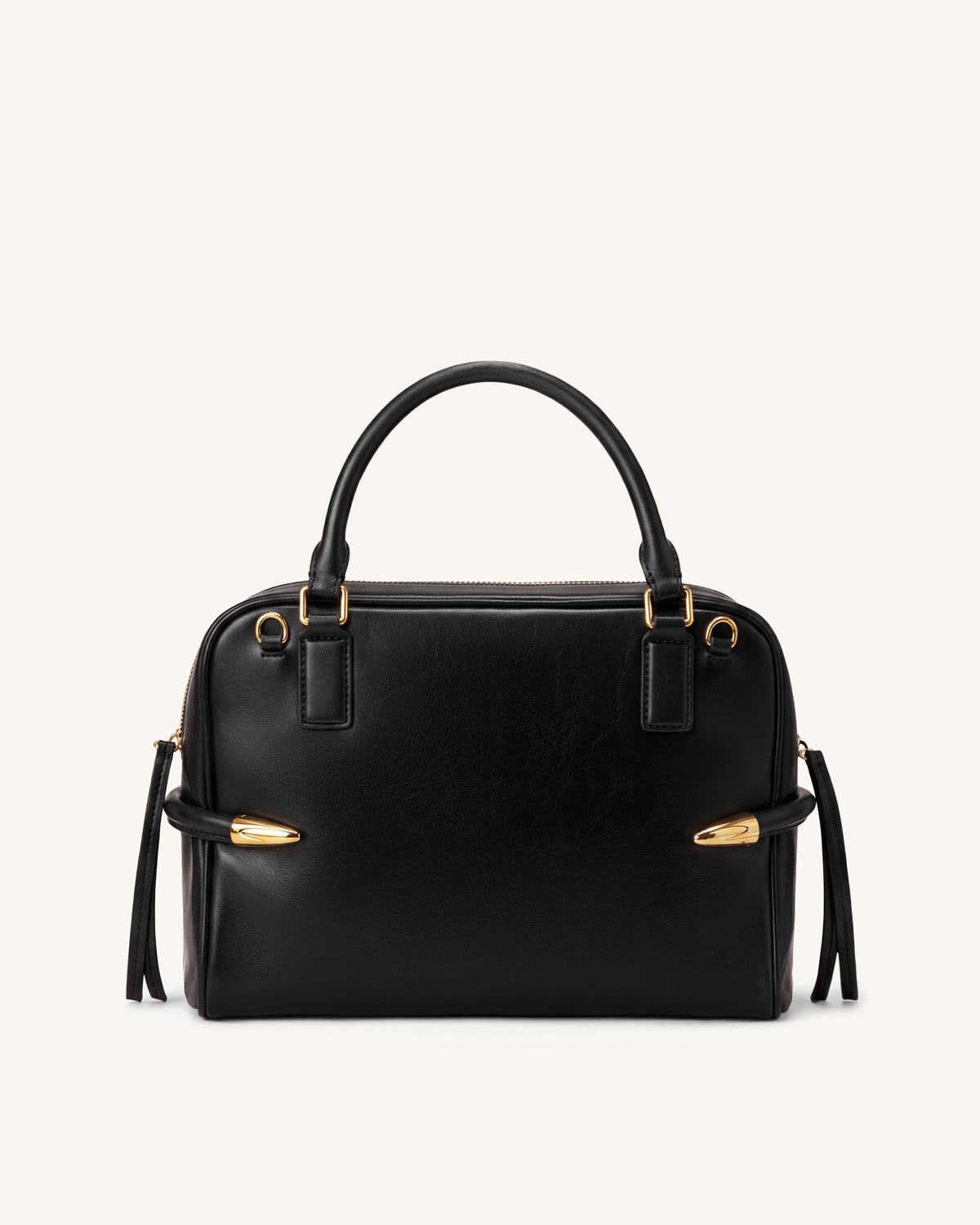Callie Tusk Detail Shoulder Bag - Black - view 4