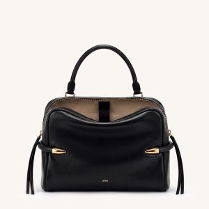 Callie Tusk Detail Shoulder Bag - Black - view 1