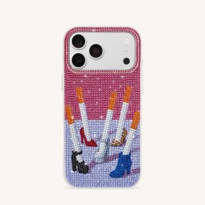 Cigarette Heels Phone Case - Pink - view 1