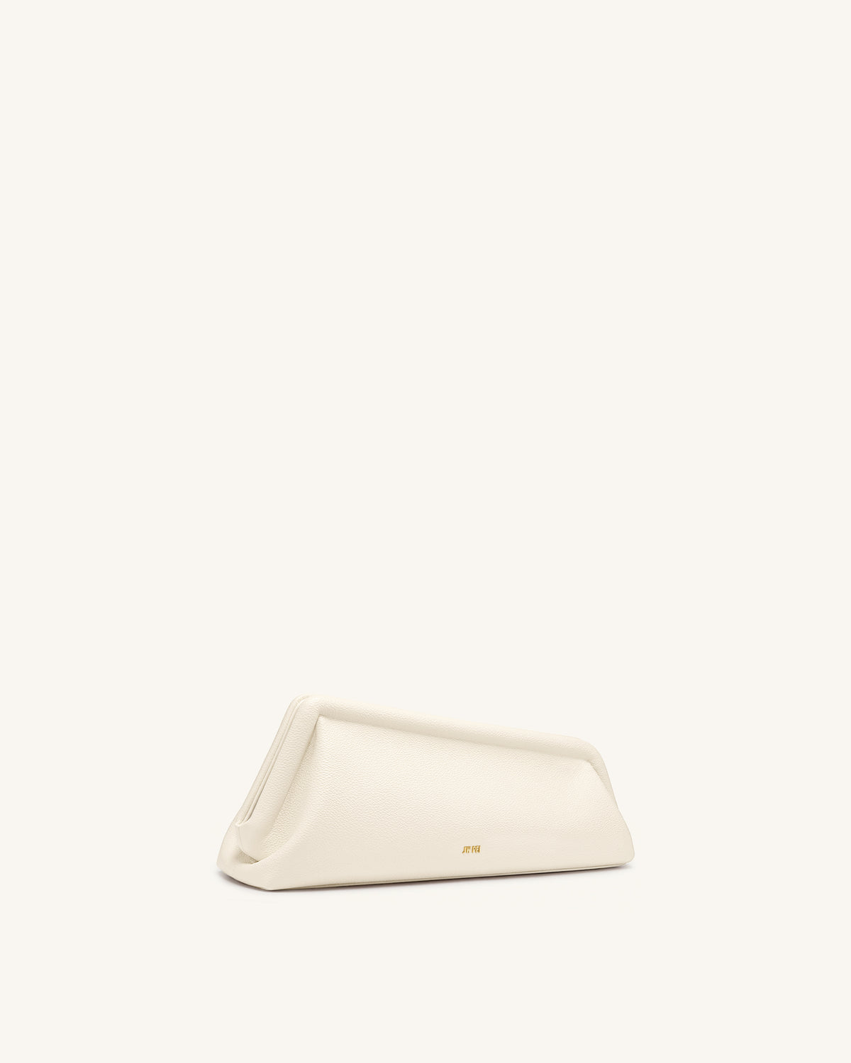 Harlee Asymmetric Clutch - Ivory - view 2
