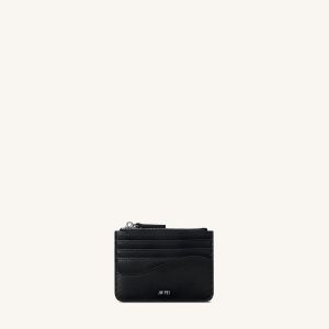 Seren Zipped Card Case - Black - view 1