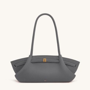 Hana Wide Tote Bag - Grey - view 1