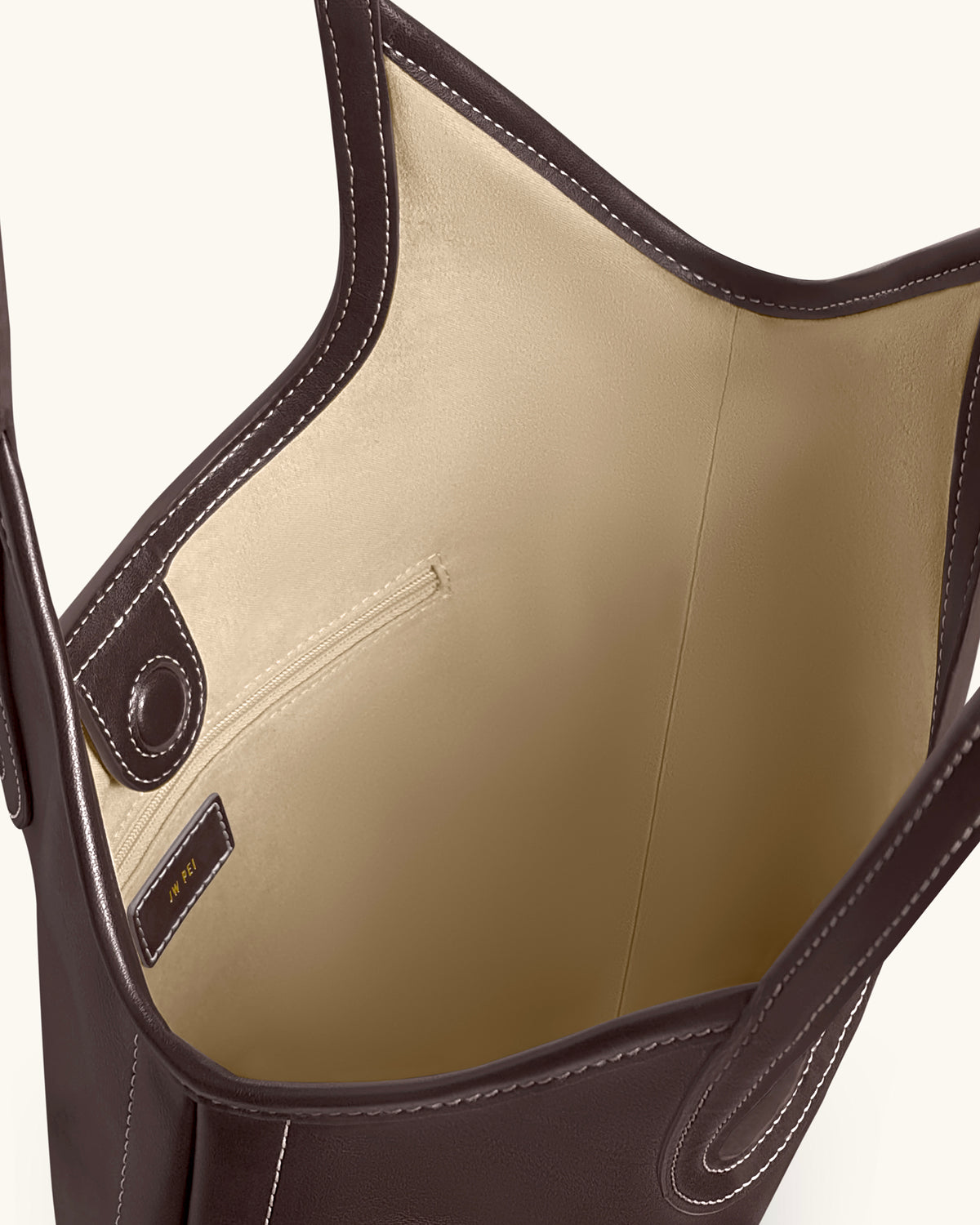 Brooke Belted Embellished Shoulder Tote Bag - Dark Brown - view 4