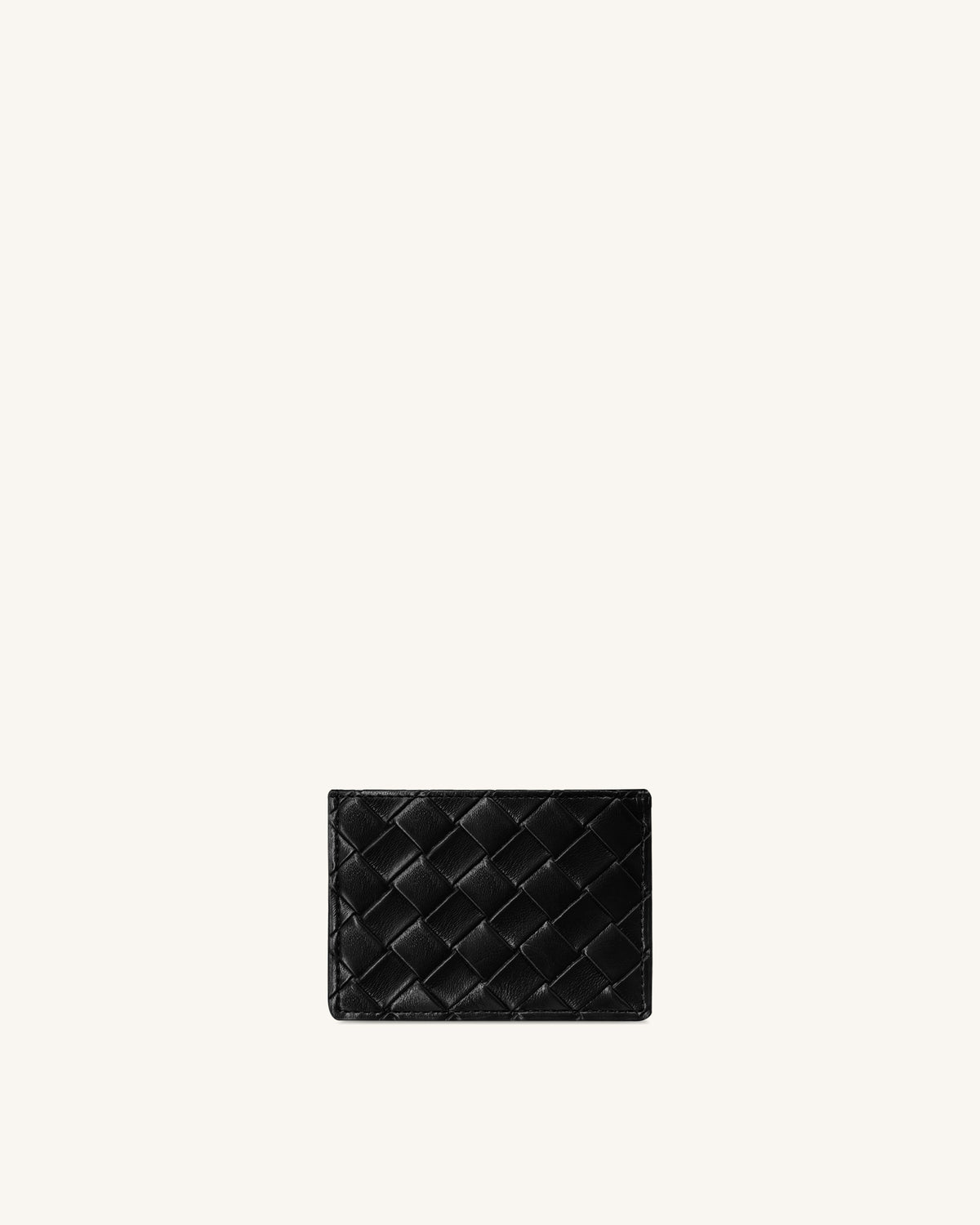 Woven Texture Card Holder - Black - view 2