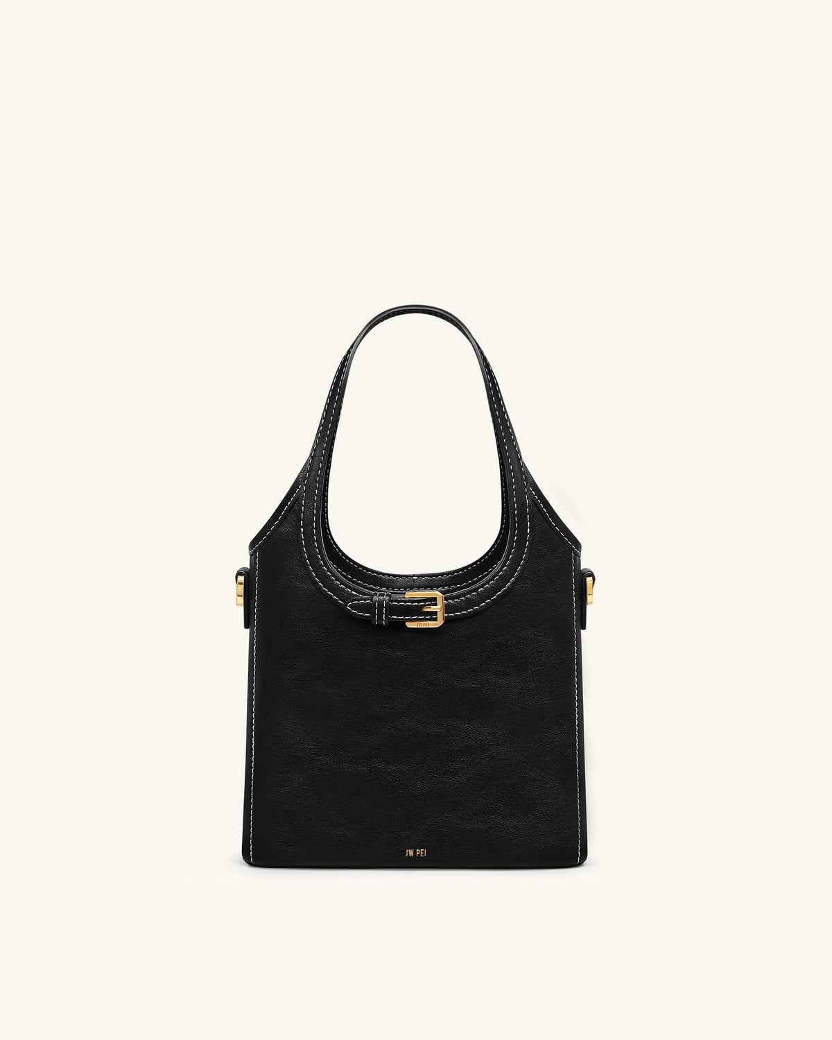 Brooke Mini Belted Embellished Top Handle Bag - Black - view 1