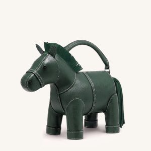 Harper Horse Top Handle Bag - Green