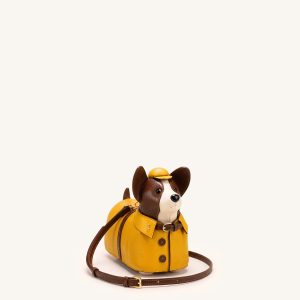 Corgi Raincoat Dog Crossbody Bag - Yellow - view 1