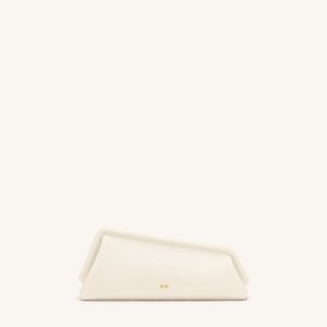 Harlee Asymmetric Clutch - Ivory - view 1