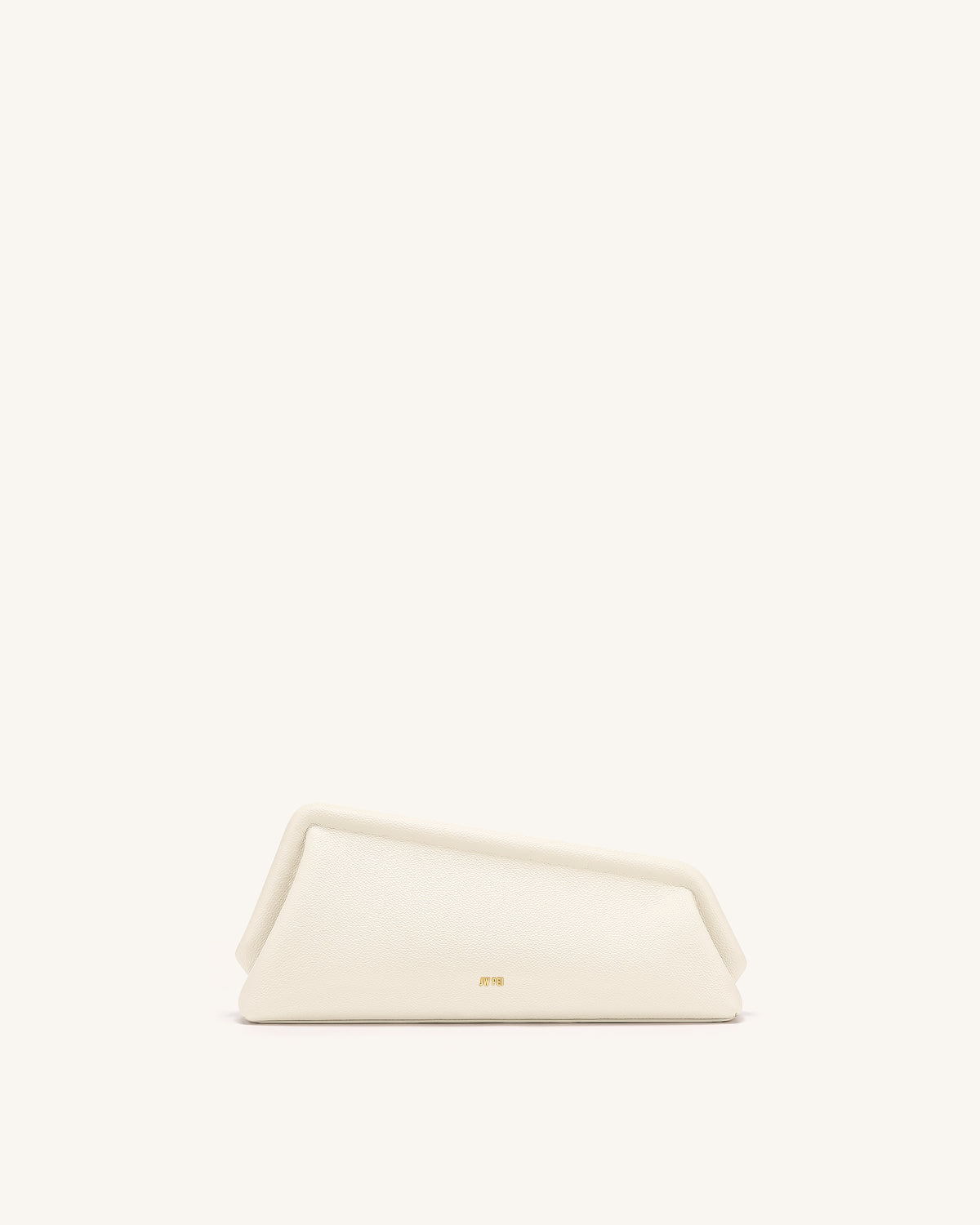 Harlee Asymmetric Clutch - Ivory - view 1